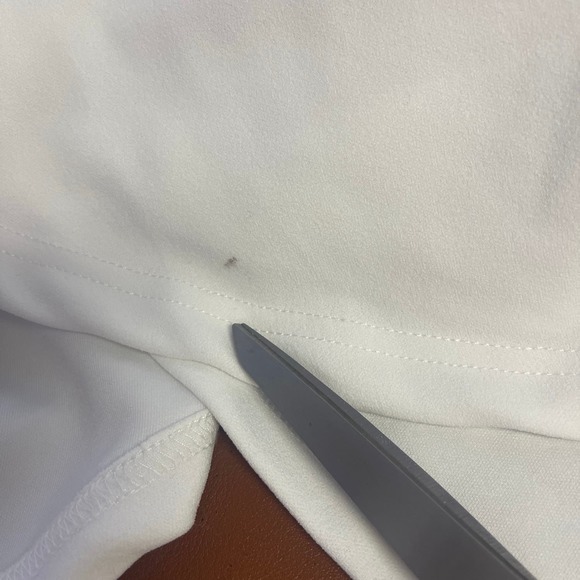 LULU'S XL Extraordinary Romance White Button Back Mermaid Maxi Dress B83 *flaw - Picture 8 of 9